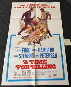 Glen Ford A Time for Killing One Sheet Poster