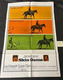 James Garner Skin Game One Sheet Movie Poster