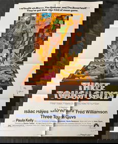 Isaac Hayes Three Guys One Sheet Movie Poster