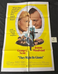 Joann Woodward They Might Be Giants Movie Poster
