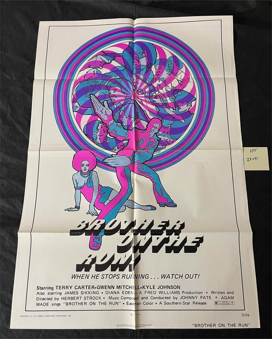 Brother on the Run Rare One Sheet Movie Poster (1 of 1)