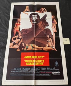James Bond Majesty's Secret Service Movie Poster