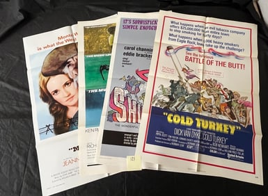 Group of One Sheet Movie Posters