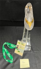 Intl Soccer Golden Spike Award Trophy Rare