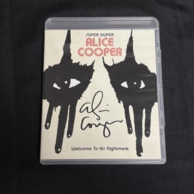 Alice Cooper Signed Super Duper DVD