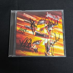 Judas Priest Band Signed CD