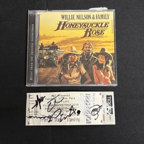 Brit Floyd Signed Concert Ticket w/ Nelson CD