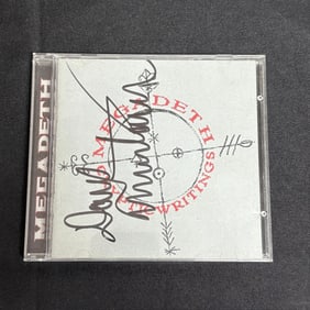 Dave Mustaine Signed Megadeth CD