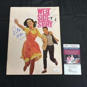 Rita Moreno Signed West Side Story Program