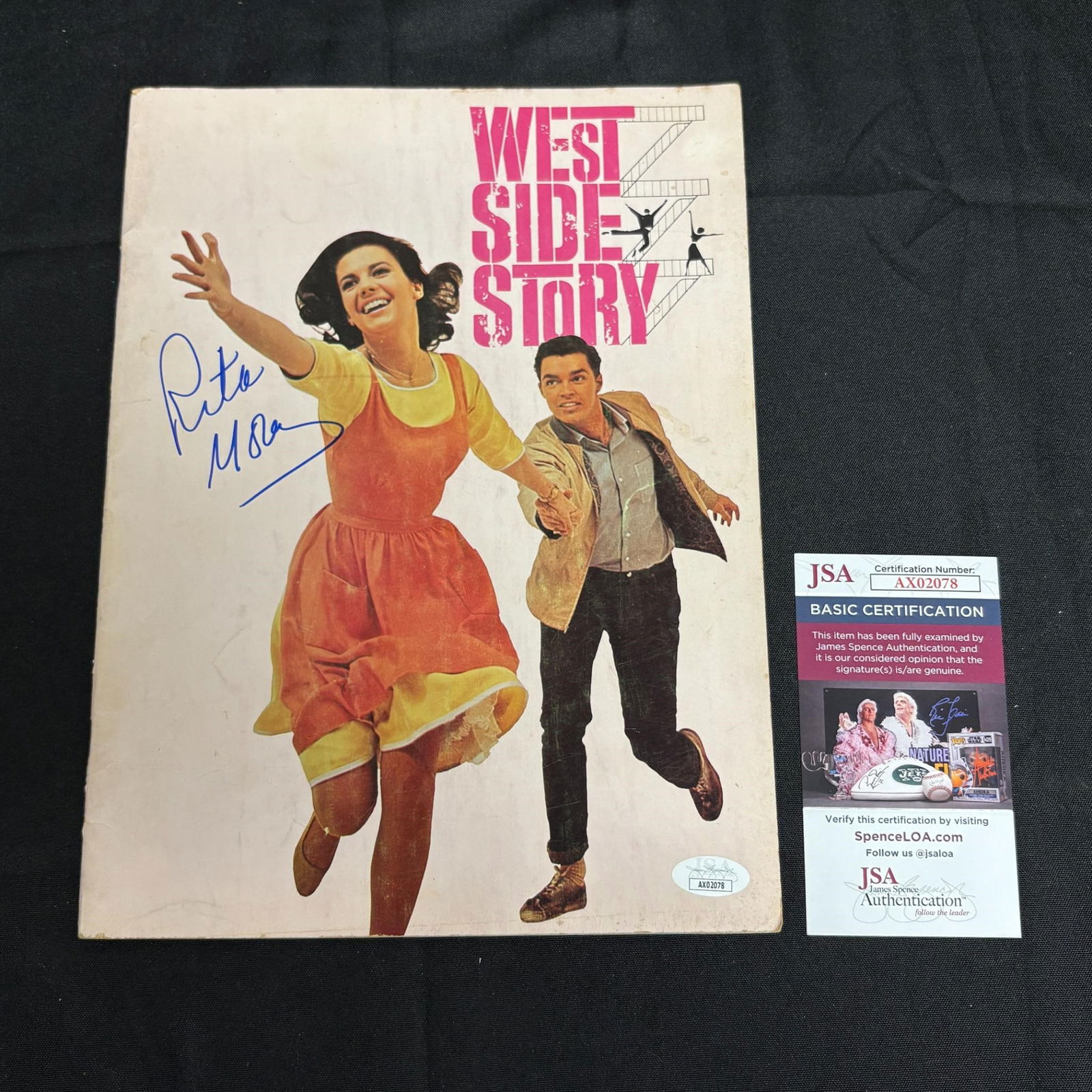 Rita Moreno Signed West Side Story Program (1 of 2)