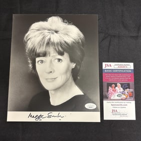 Maggie Smith Signed Photo, JSA COA