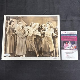 Jane Wyman Signed Press Photo, JSA COA