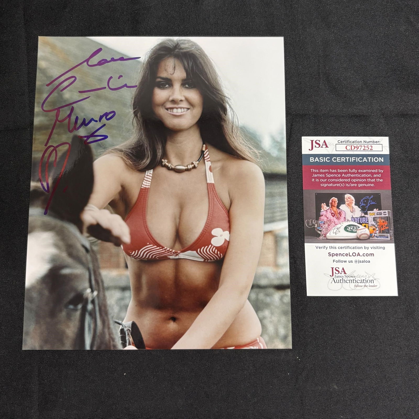 Caroline Munro Signed Photo, JSA COA (1 of 2)