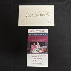 John Sebastian Signature, JSA COA