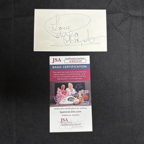 Petula Clark Signature, JSA COA