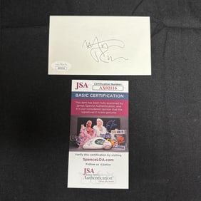 Mitch Ryder Signature, JSA COA