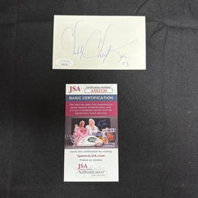 Chubby Checker Signature, JSA COA