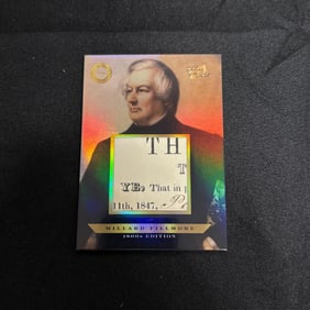 Millard Fillmore Relic Card