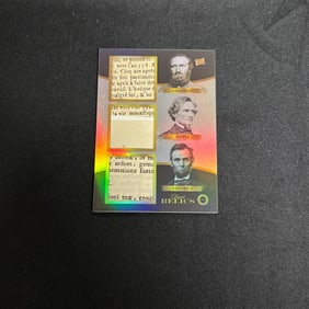 Jackson, Davis, Lincoln Triple Relic Card