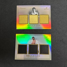 Bruce Lee Triple Relic Cards, 50th Ann Ed