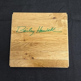 Bailey Howell NBA HOFer Signed Wood Floor