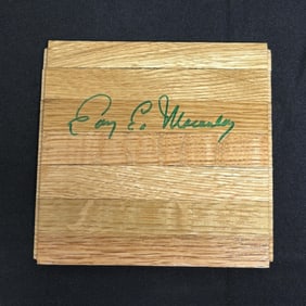 Ed Macauley Signed Wood Floor
