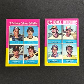1975 Rookie Catchers & Outfielders Baseball Cards