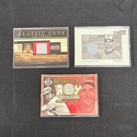 Joe Torre, Johnny Bench, Paul Molitor Jersey Cards