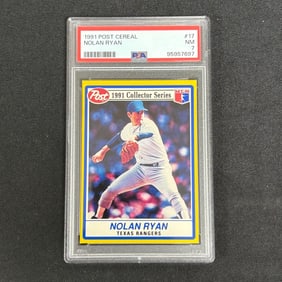 PSA 7 Nolan Ryan 1991 Post