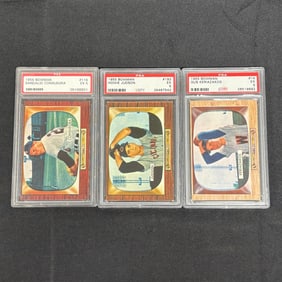 PSA 5 1955 Bowman Baseball Card lot