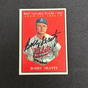 Bobby Shantz Signed Baseball Card