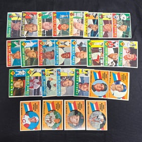 1960 Topps Baseball card lot, Sport Mag Cards