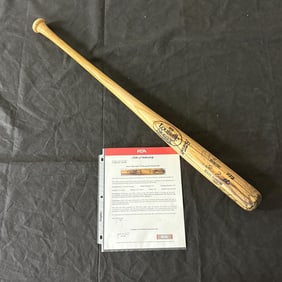 Steve Buechele Game Used Signed Bat PSA/DNA