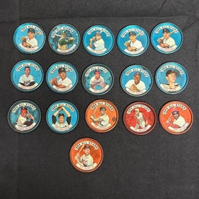 1964 All Stars Topps Baseball Coins