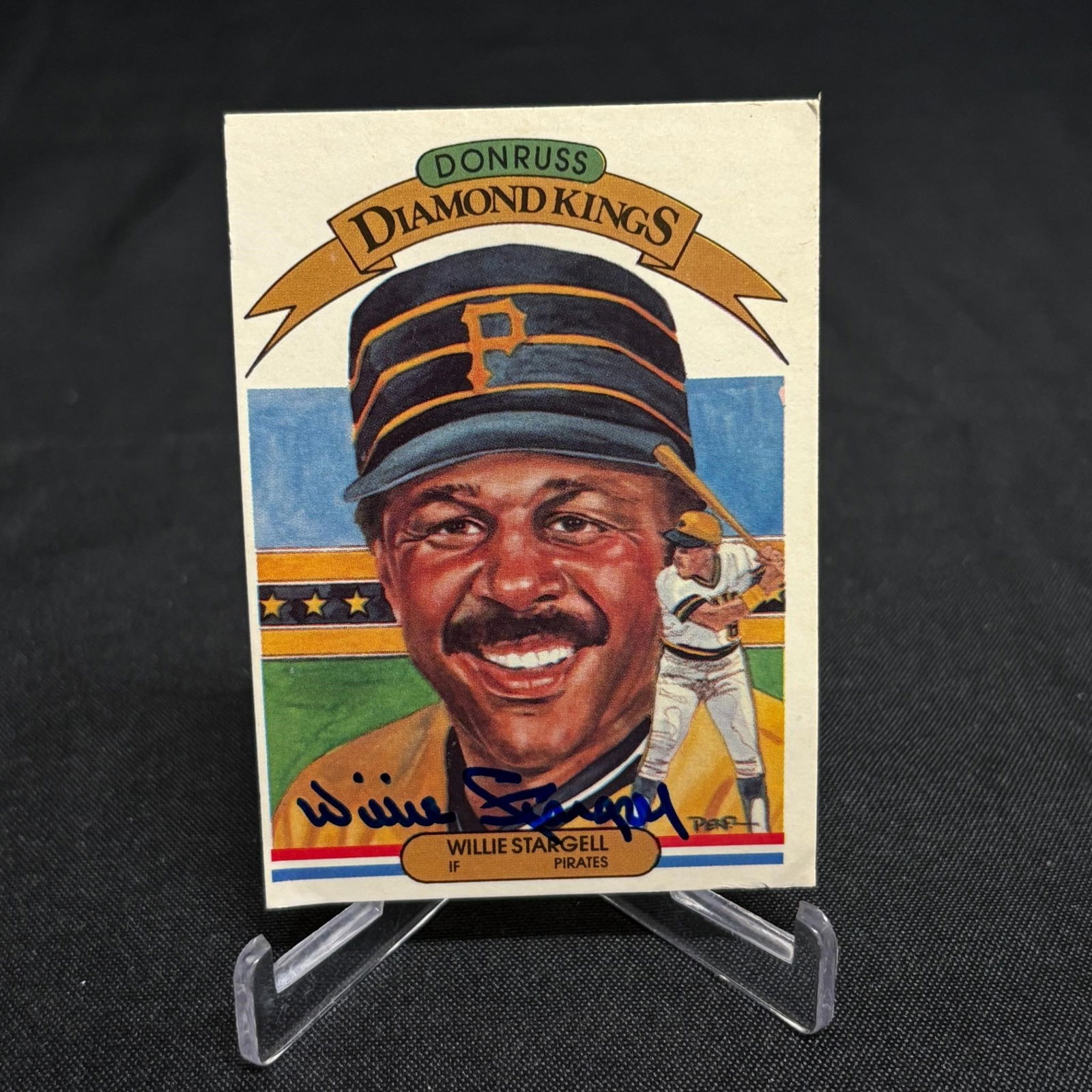 Willie Stargell Signed Baseball Card (1 of 2)