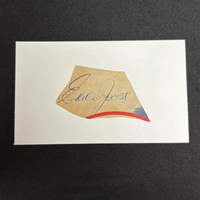 Eddie Joost Signature, No COA