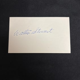 Walter Lefty Stewart Signature