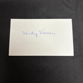 Mickey Vernon Signature