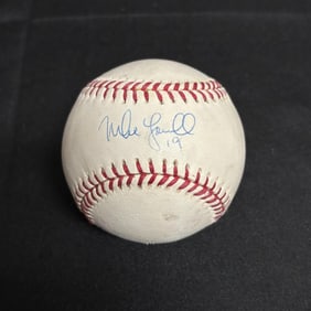 Mike Lowell Signed Baseball