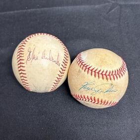 Hendricks, Jenkins Signed Baseballs