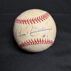 Bill Richardson Signed baseball