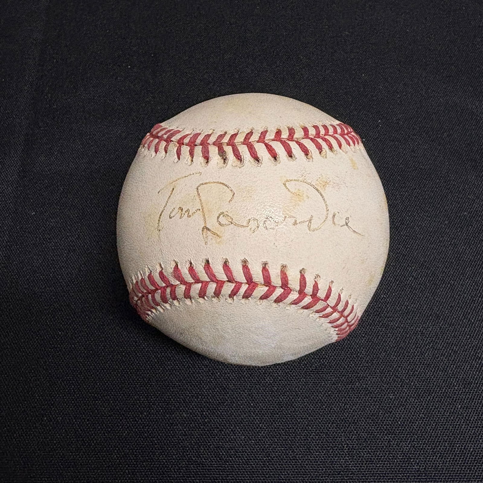 Tony Lasorda (HOF) Signed Baseball (1 of 2)