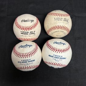 Official NL, Major League, Spring Training Balls