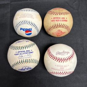 AS Game, World Series, Classic + Baseballs