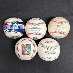 Spring Training and All Star Game Baseballs