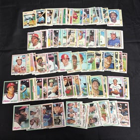 large lot of 1978 Topps Baseball Cards