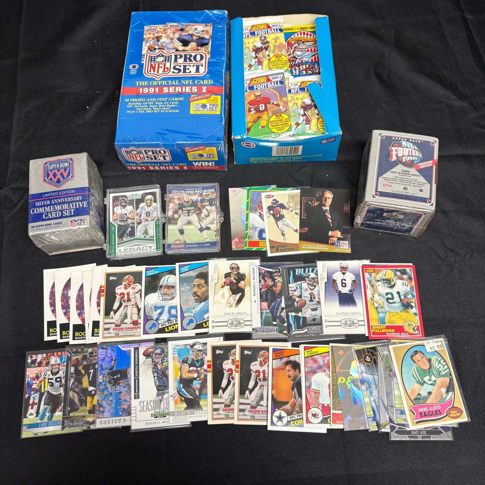 Sealed Football Card Boxes + (1 of 4)