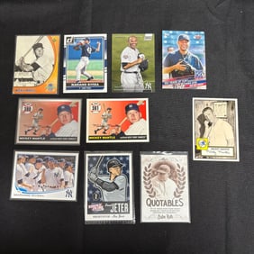 Yankees HOF Baseball Cards, Ruth, Mantle +