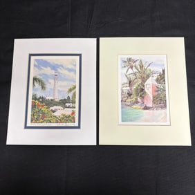 Bermuda Paintings Signed by Artist