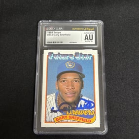 CGC Auto 10 Gary Sheffield